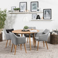 Nagano Round Dining Table in Oak 120cm - image 3