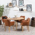 Nagano Round Dining Table in Oak 120cm - image 4