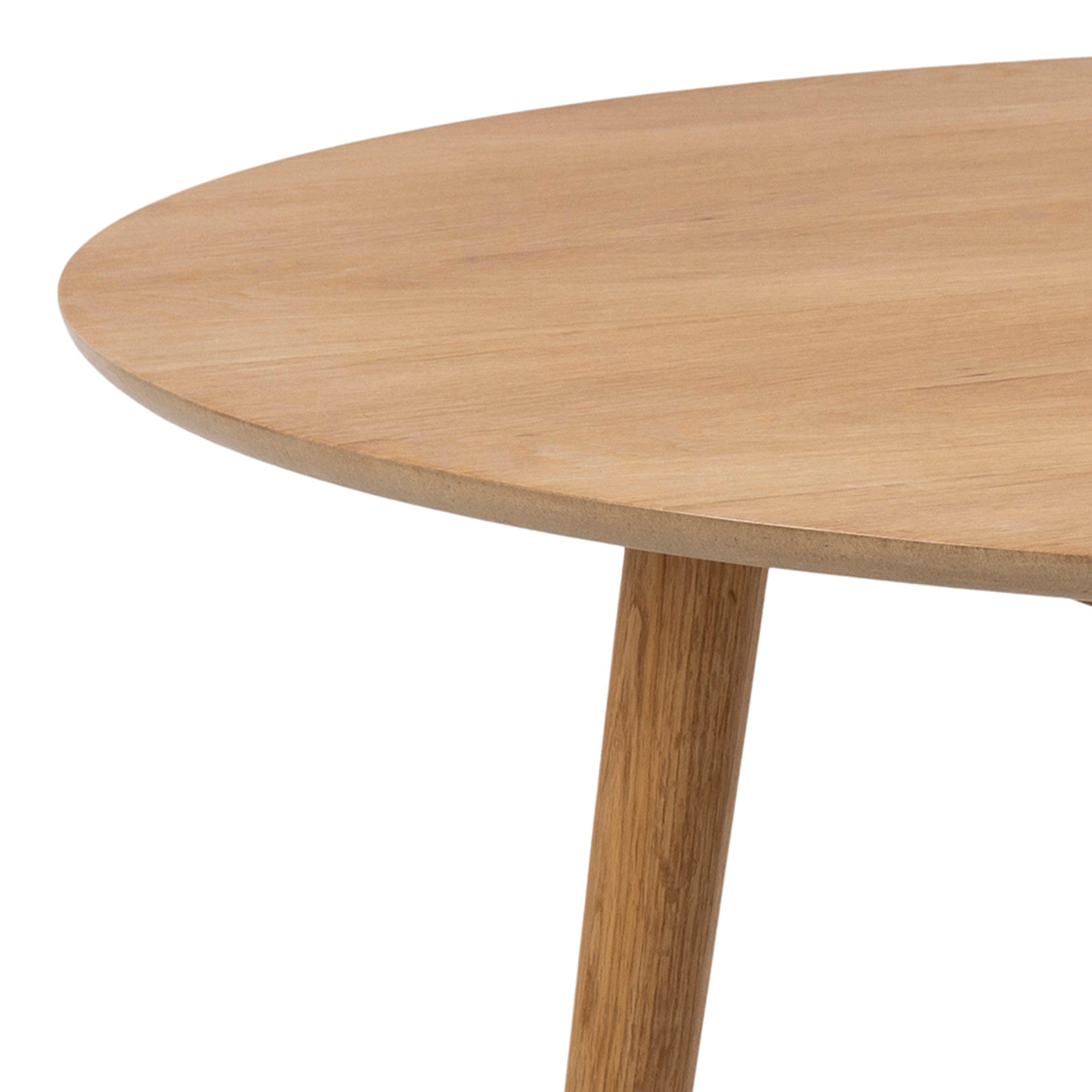 Nagano Round Dining Table in Oak 120cm - image 6
