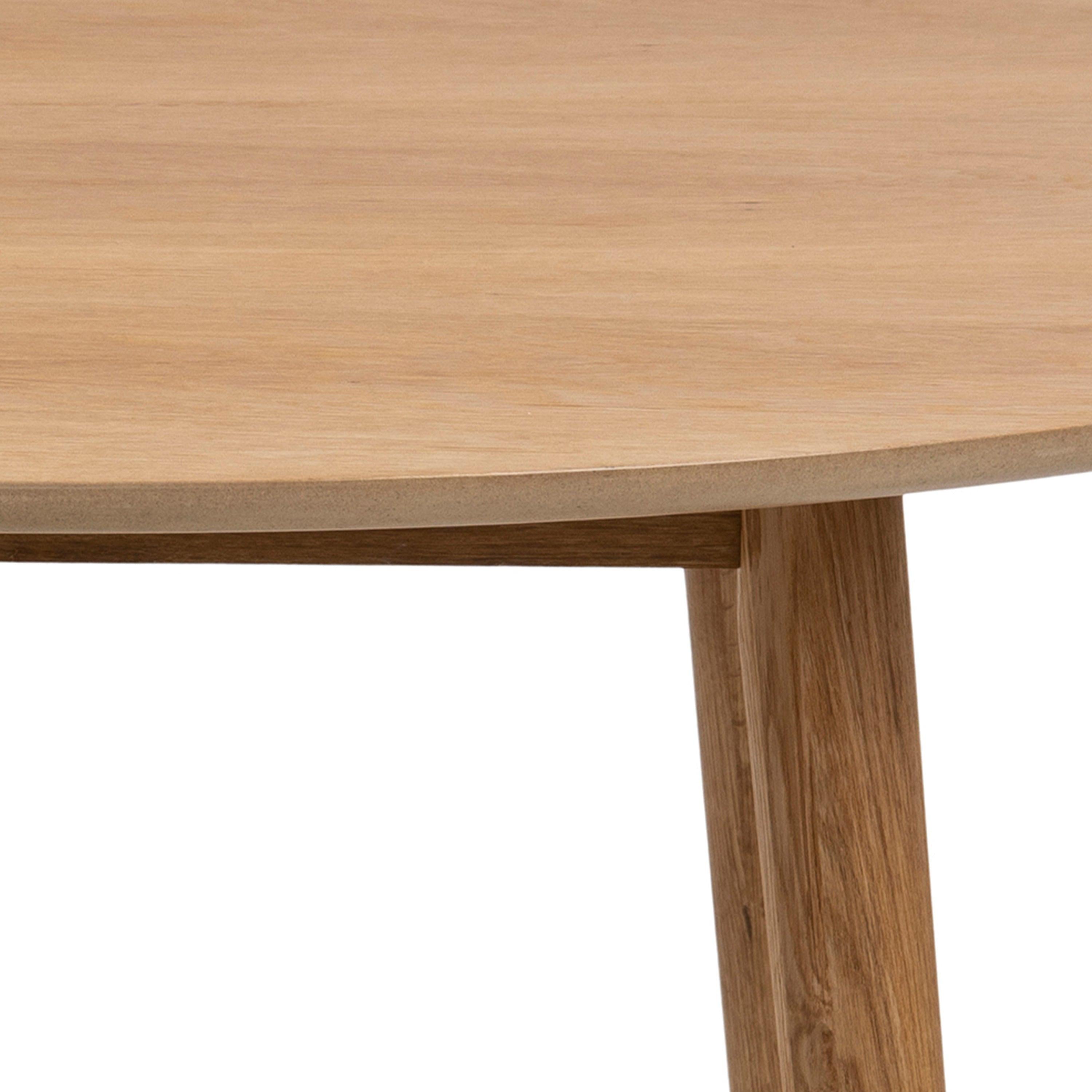 Nagano Round Dining Table in Oak 120cm - image 8