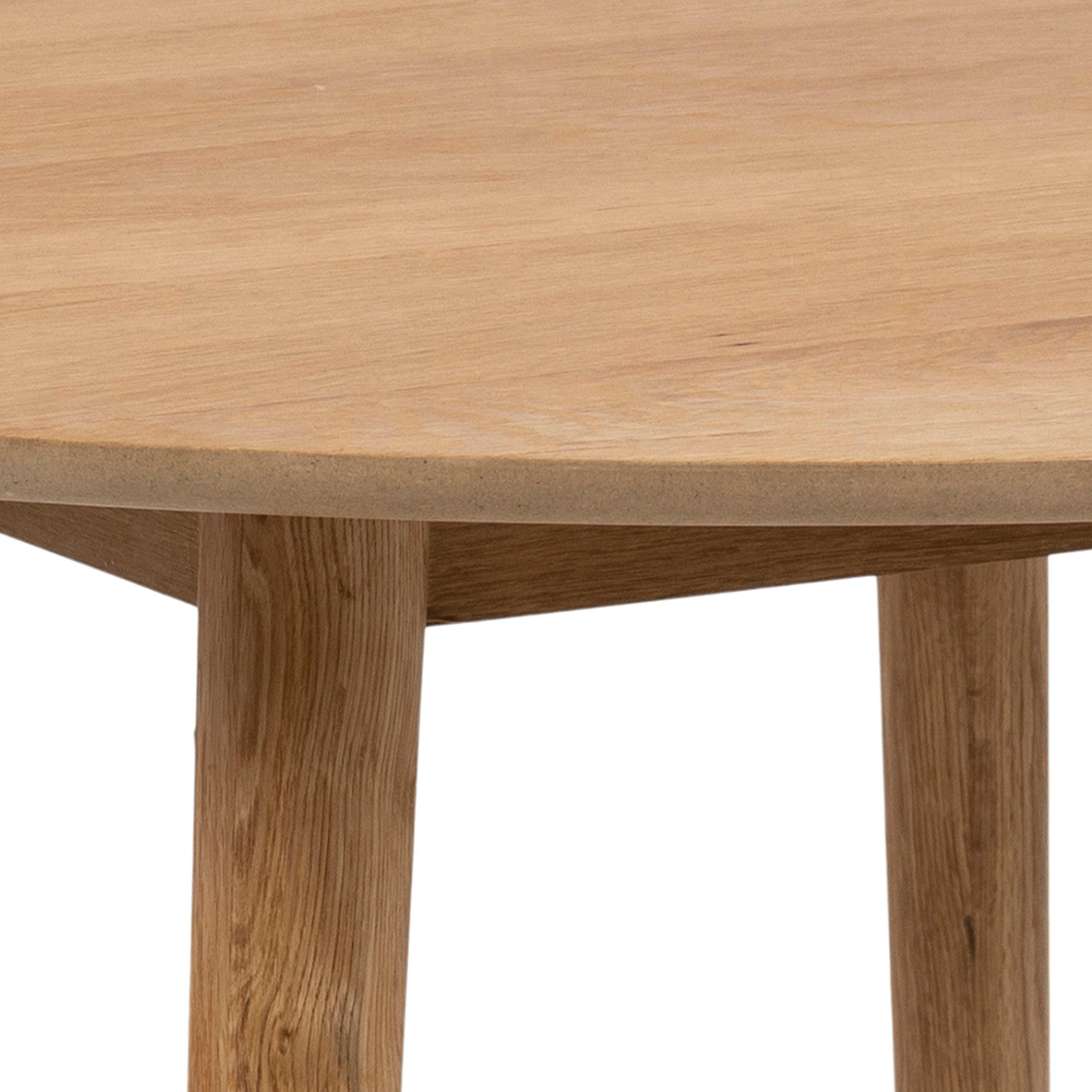 Nagano Round Dining Table in Oak 120cm includes 4 Ida Dining Chairs in Oak - image 4