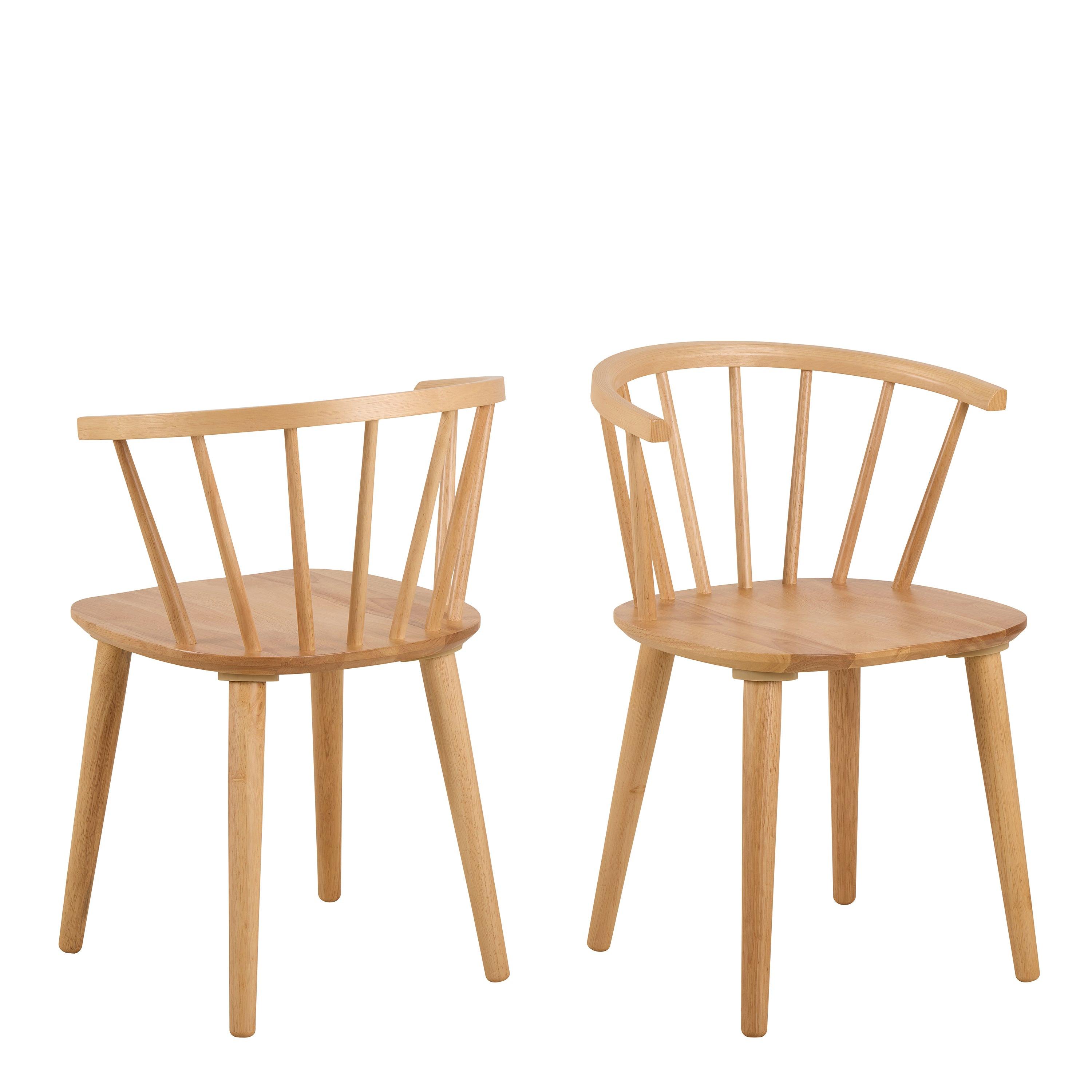 Nagano Round Dining Table in Oak 120cm includes 4 Ida Dining Chairs in Oak - image 6