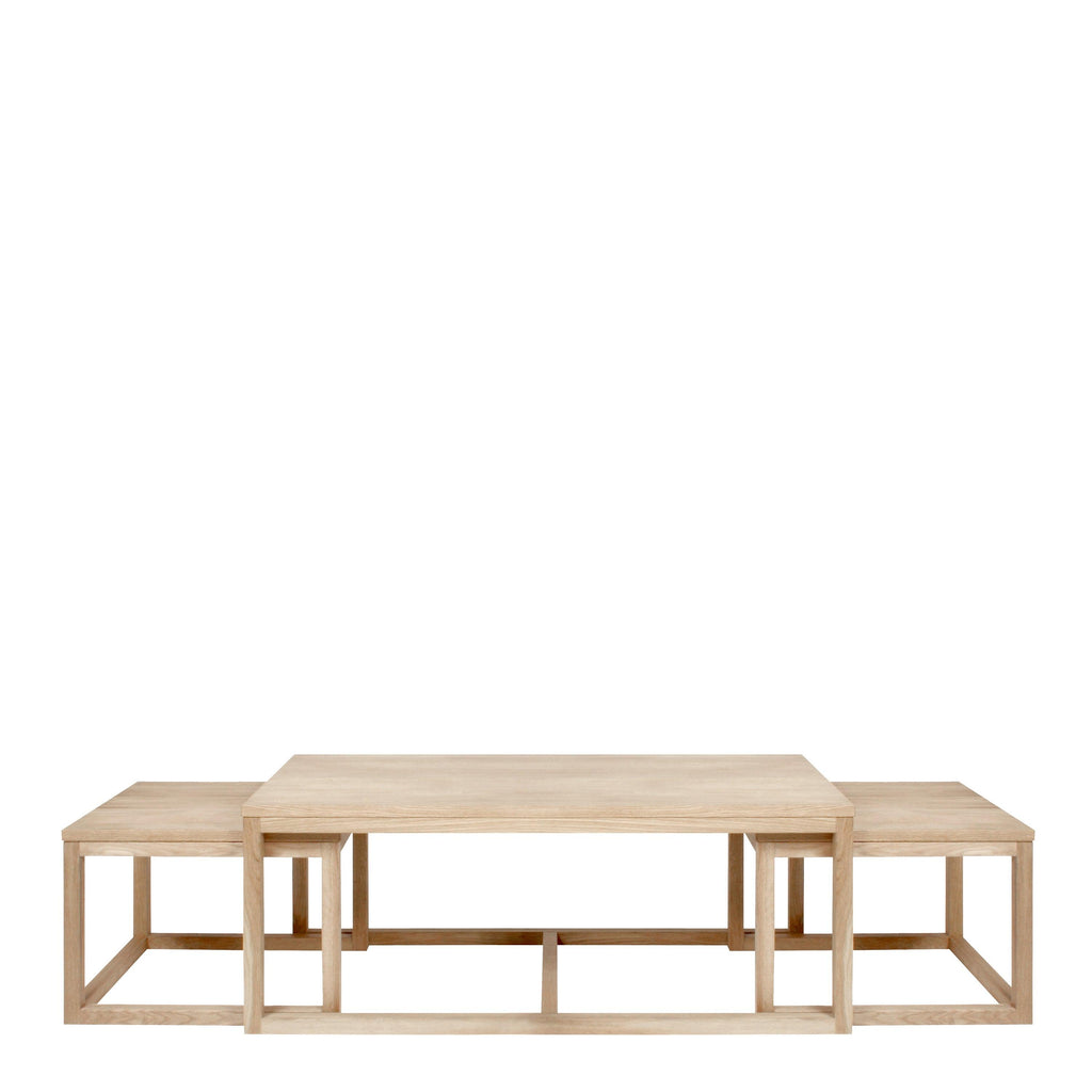 Cornus Coffee Table in Oak Set of 3 - image 2
