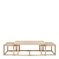 Cornus Coffee Table in Oak Set of 3 - image 2