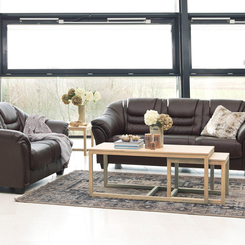 Cornus Coffee Table in Oak Set of 3 - image 3