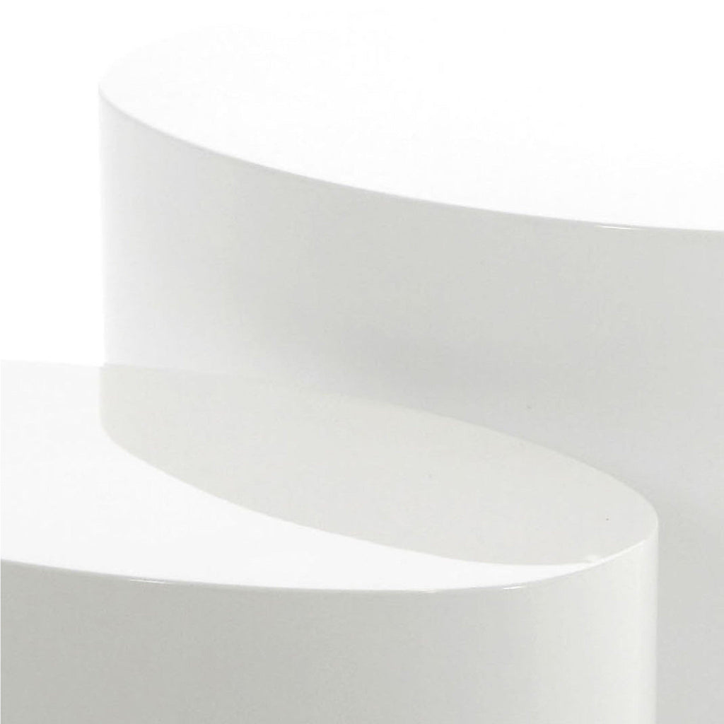 Mice Oval Coffee Table in White Set of 2 - image 6
