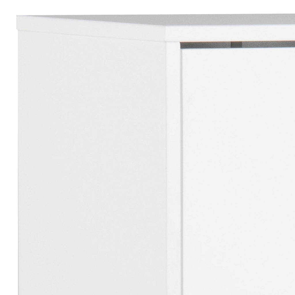 Mitra Shoe Cabinet 3 Flip Down Doors in White - image 7