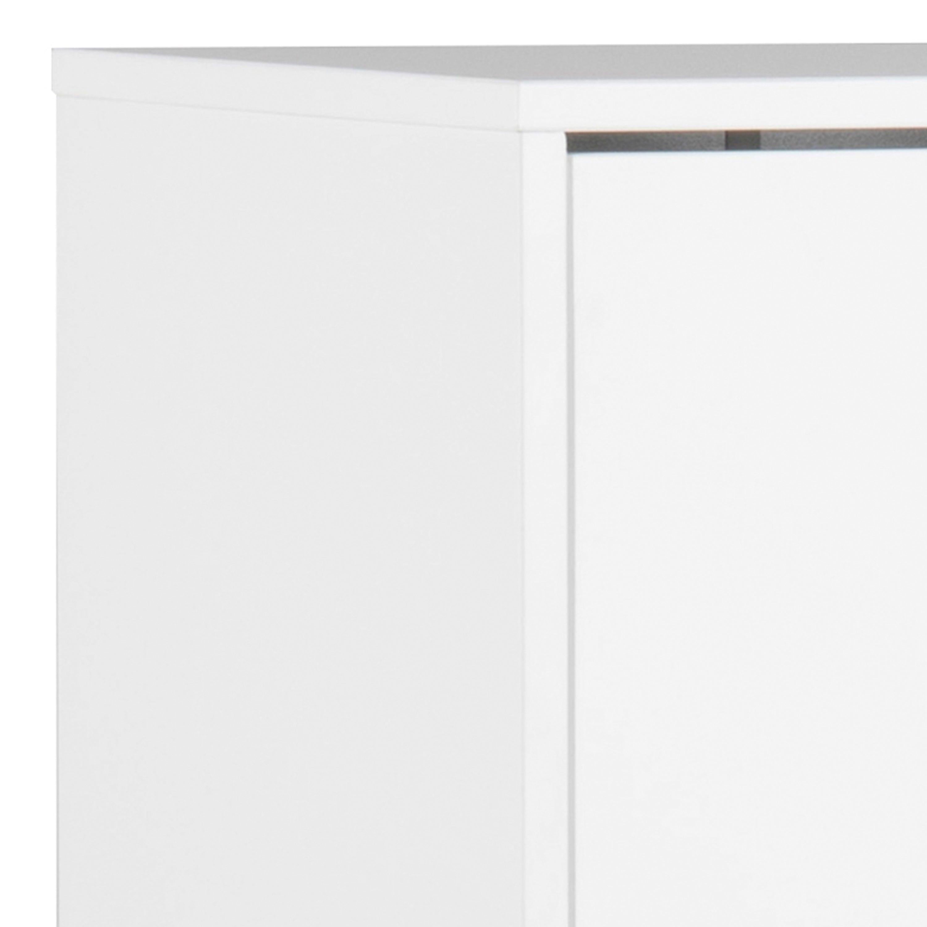 Mitra Shoe Cabinet 3 Flip Down Doors in White - image 7