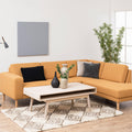 Marte Coffee Table with Open Shelf in White Oak - image 3