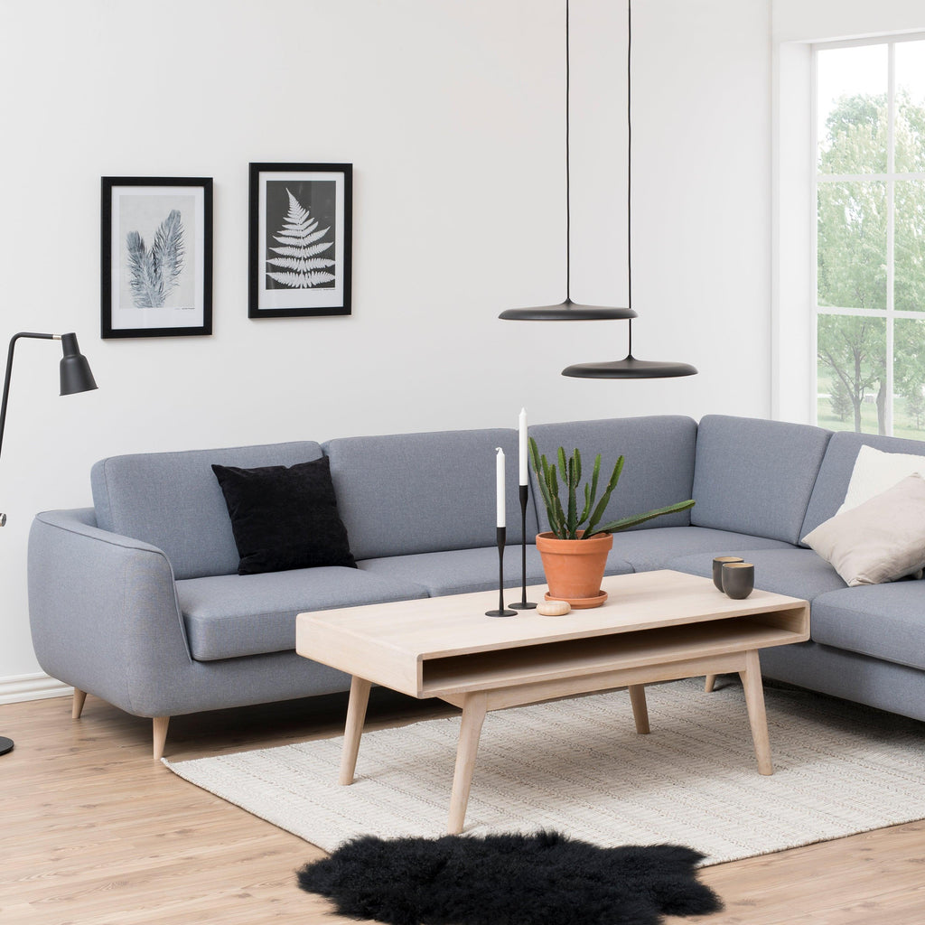 Marte Coffee Table with Open Shelf in White Oak - image 4