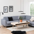 Marte Coffee Table with Open Shelf in White Oak - image 4