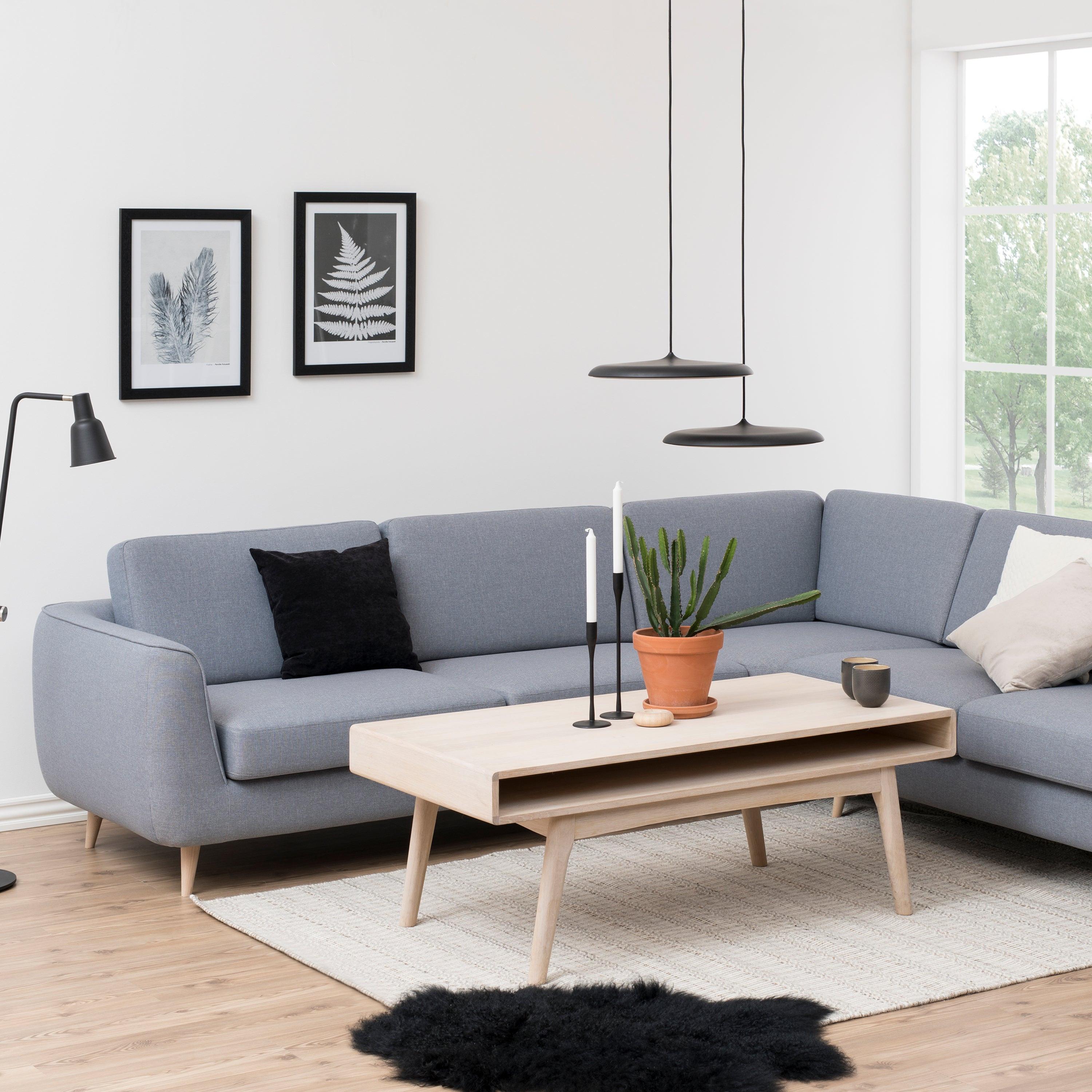 Marte Coffee Table with Open Shelf in White Oak - image 4