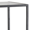 Seaford Narrow Black Metal Bookcase with 3 Glass Shelves - image 4