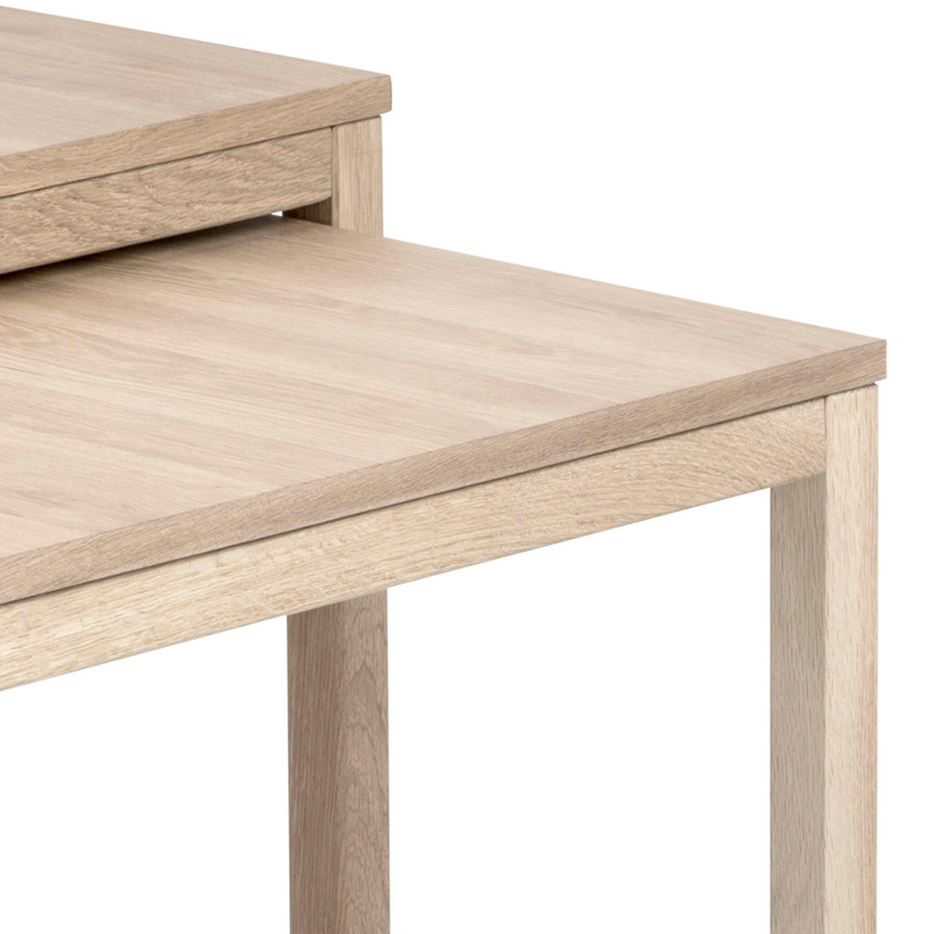 Cornus Coffee Table in White Oak Set of 2 - image 6