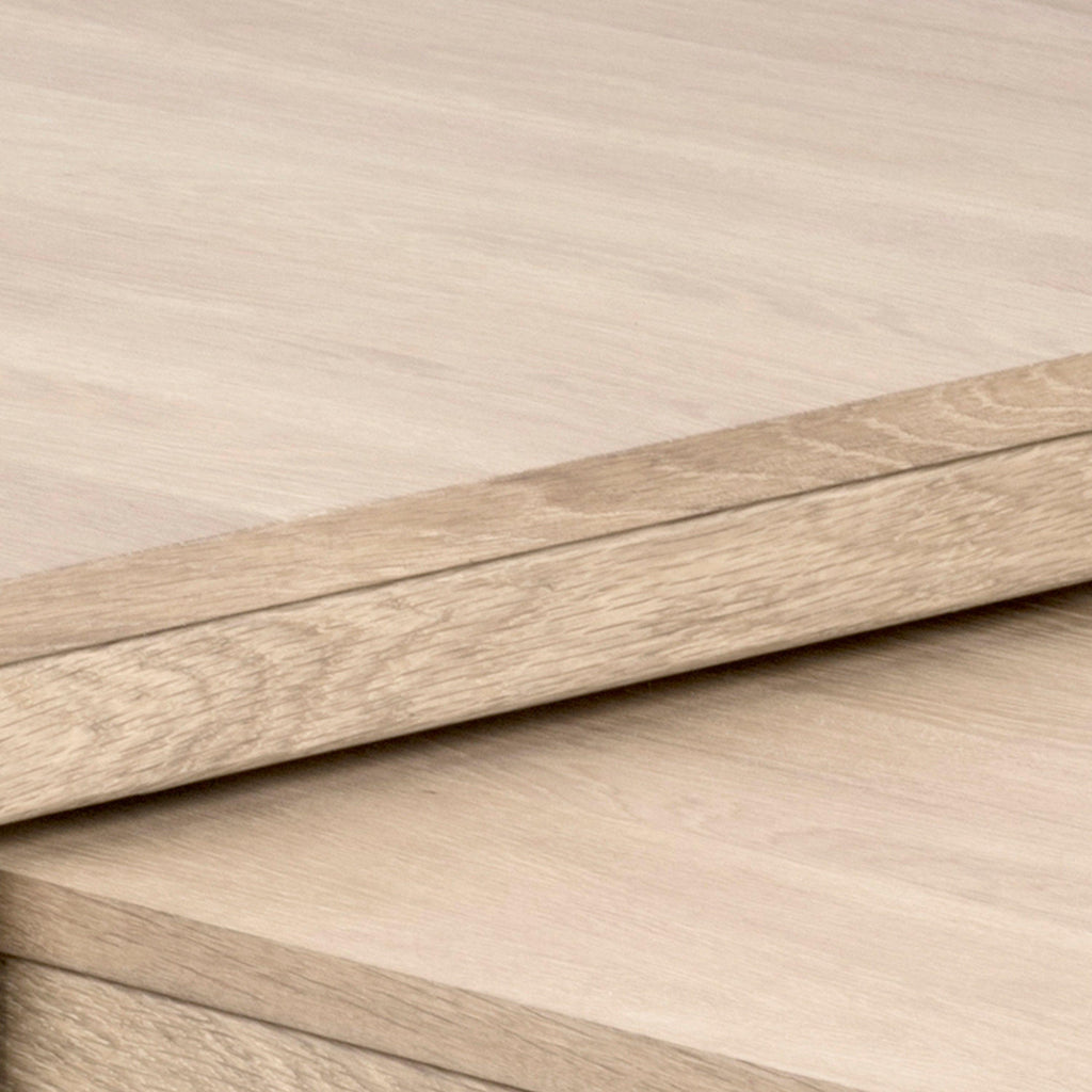 Cornus Coffee Table in White Oak Set of 2 - image 7
