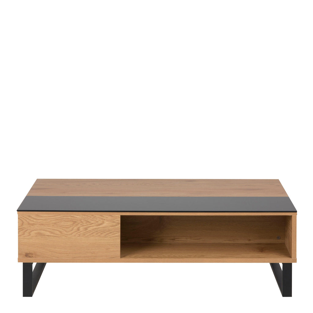 Azalea Lift Up Coffee Table in Black & Oak - image 2