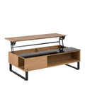 Azalea Lift Up Coffee Table in Black & Oak - image 3
