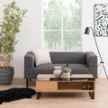 Azalea Lift Up Coffee Table in Black & Oak - image 4