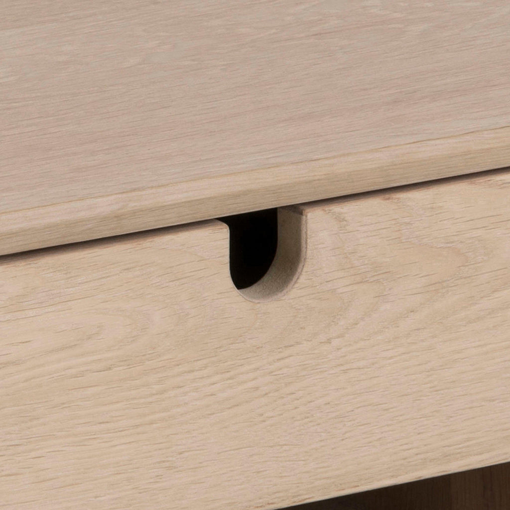 Century 1 Drawer Wall Mounted Bedside Table in Oak - image 6