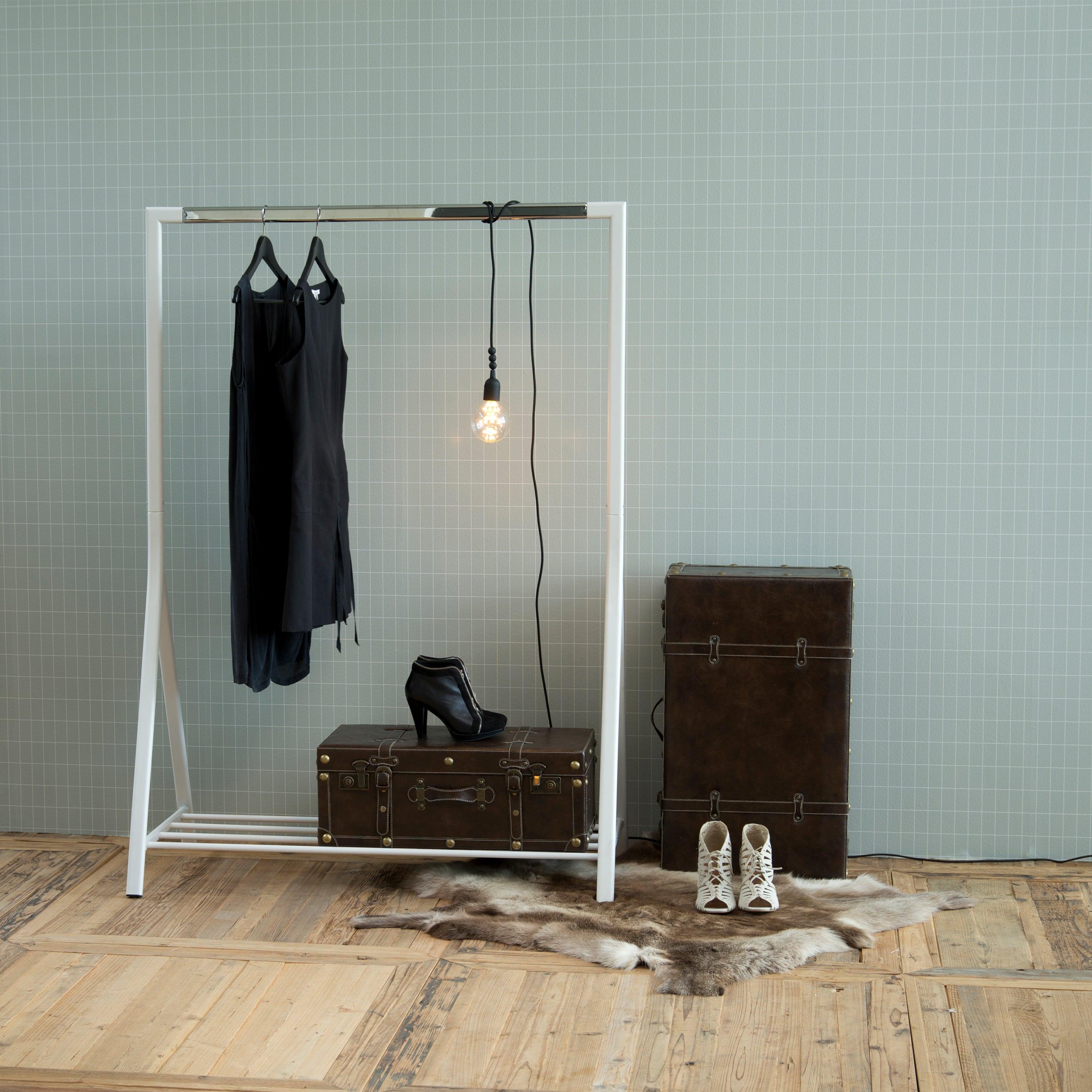 Brent Clothes Rack in White - image 4