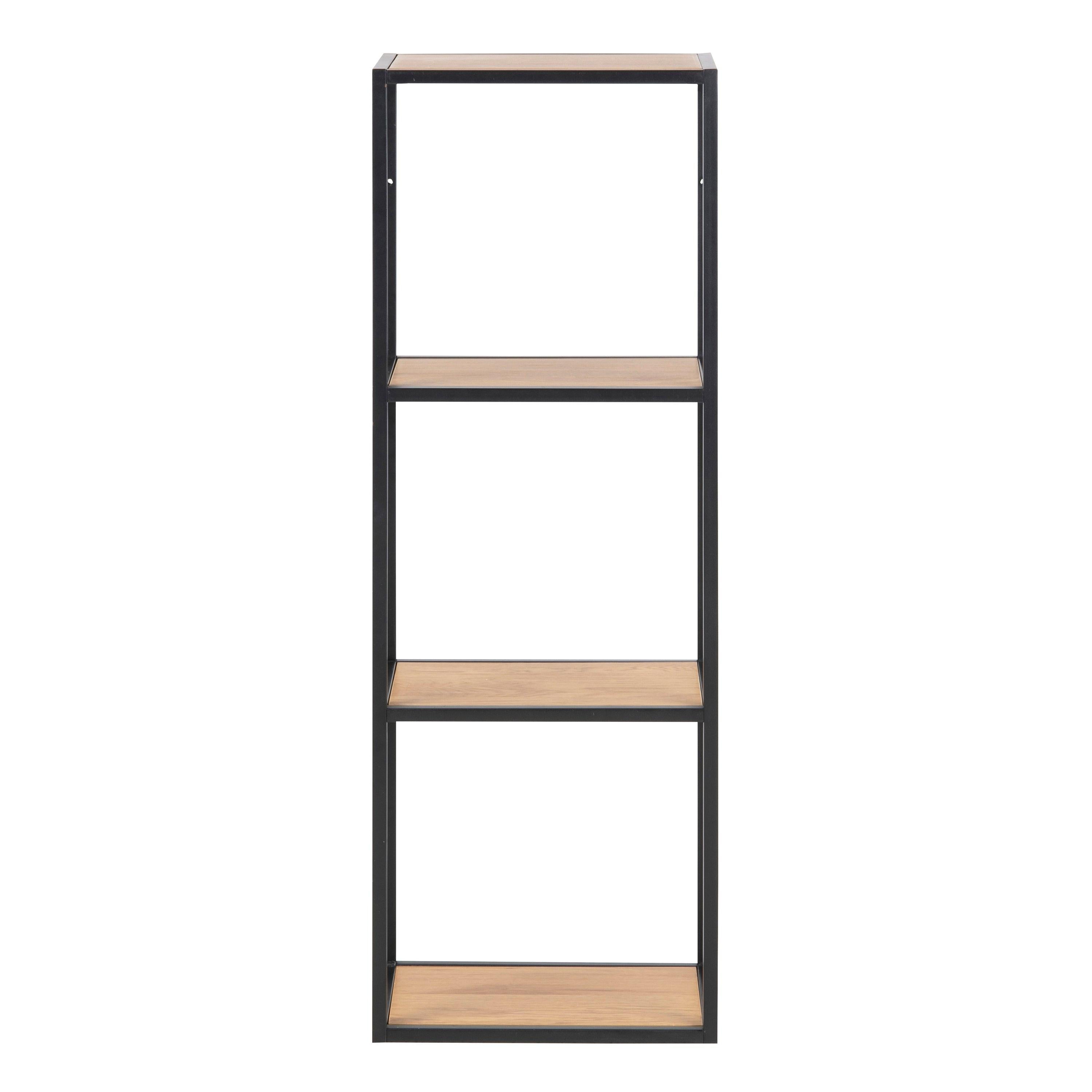 Seaford Black Metal Wall Shelf - image 2