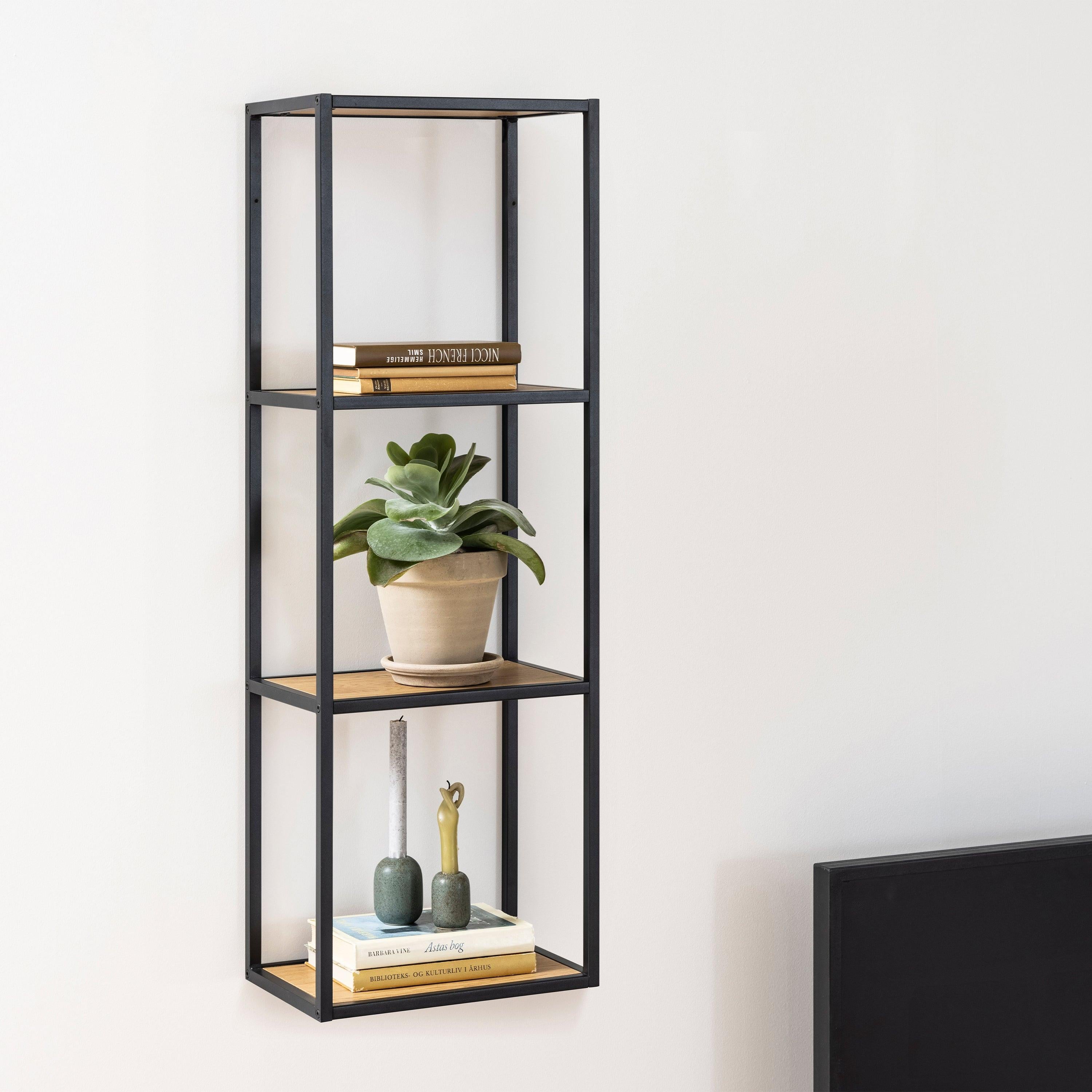 Seaford Black Metal Wall Shelf - image 5