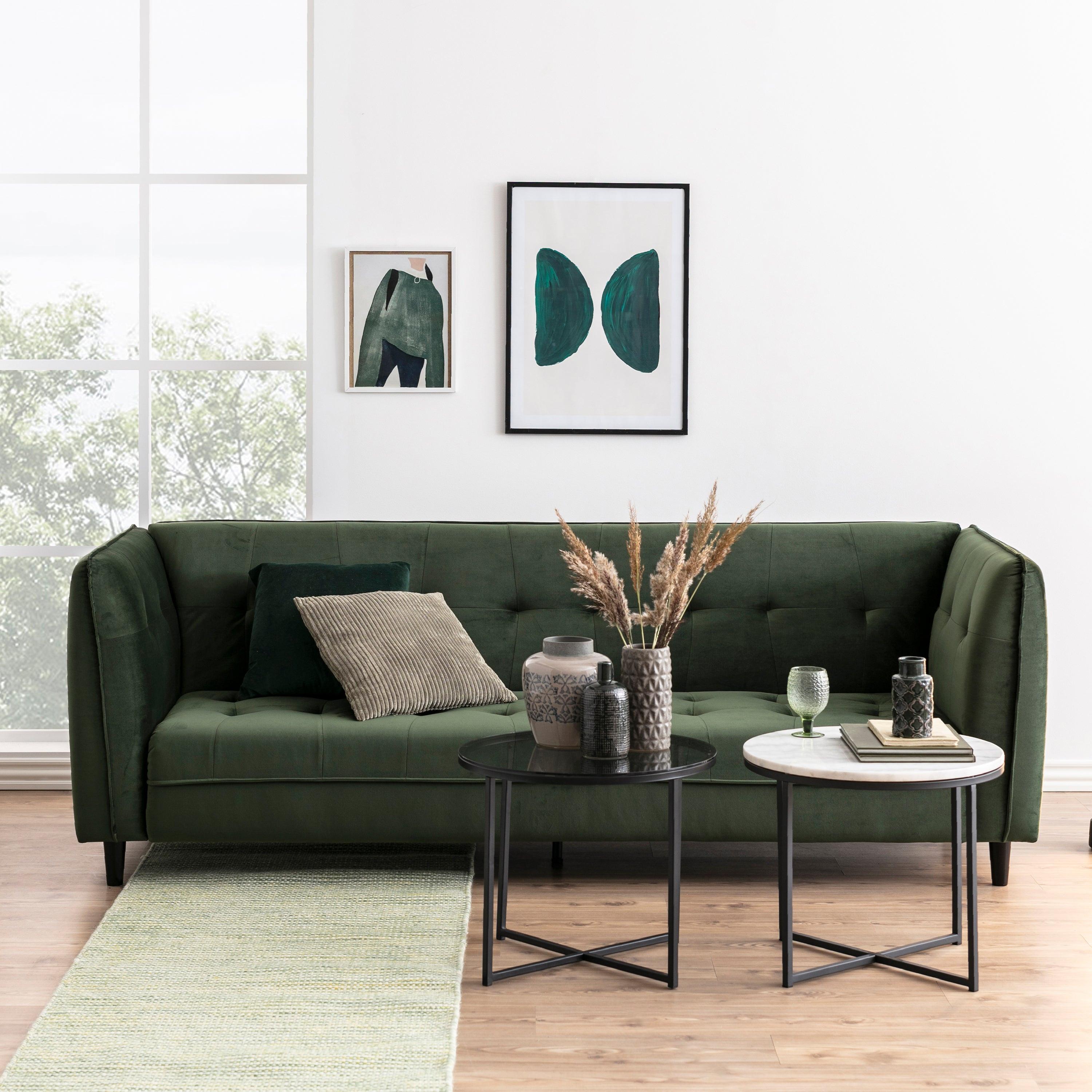 Cross Round Metal Side Table with Smoked Glass Top - image 3