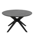 I_Duncan Round Coffee Tablein Black 80x45cm - image 2