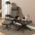 I_Duncan Round Coffee Tablein Black 80x45cm - image 5