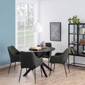 I_Duncan Round Coffee Tablein Black 105x75cm - image 4