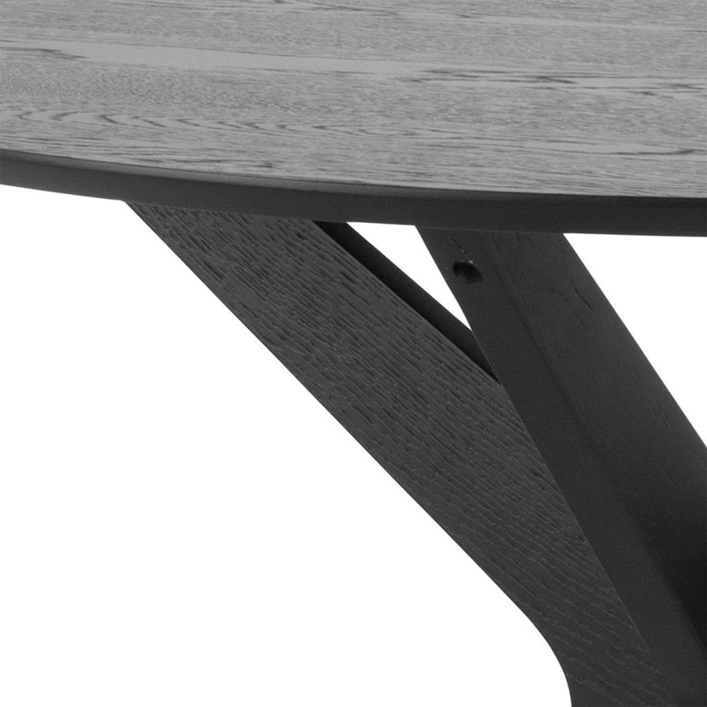 I_Duncan Round Coffee Tablein Black 105x75cm - image 6