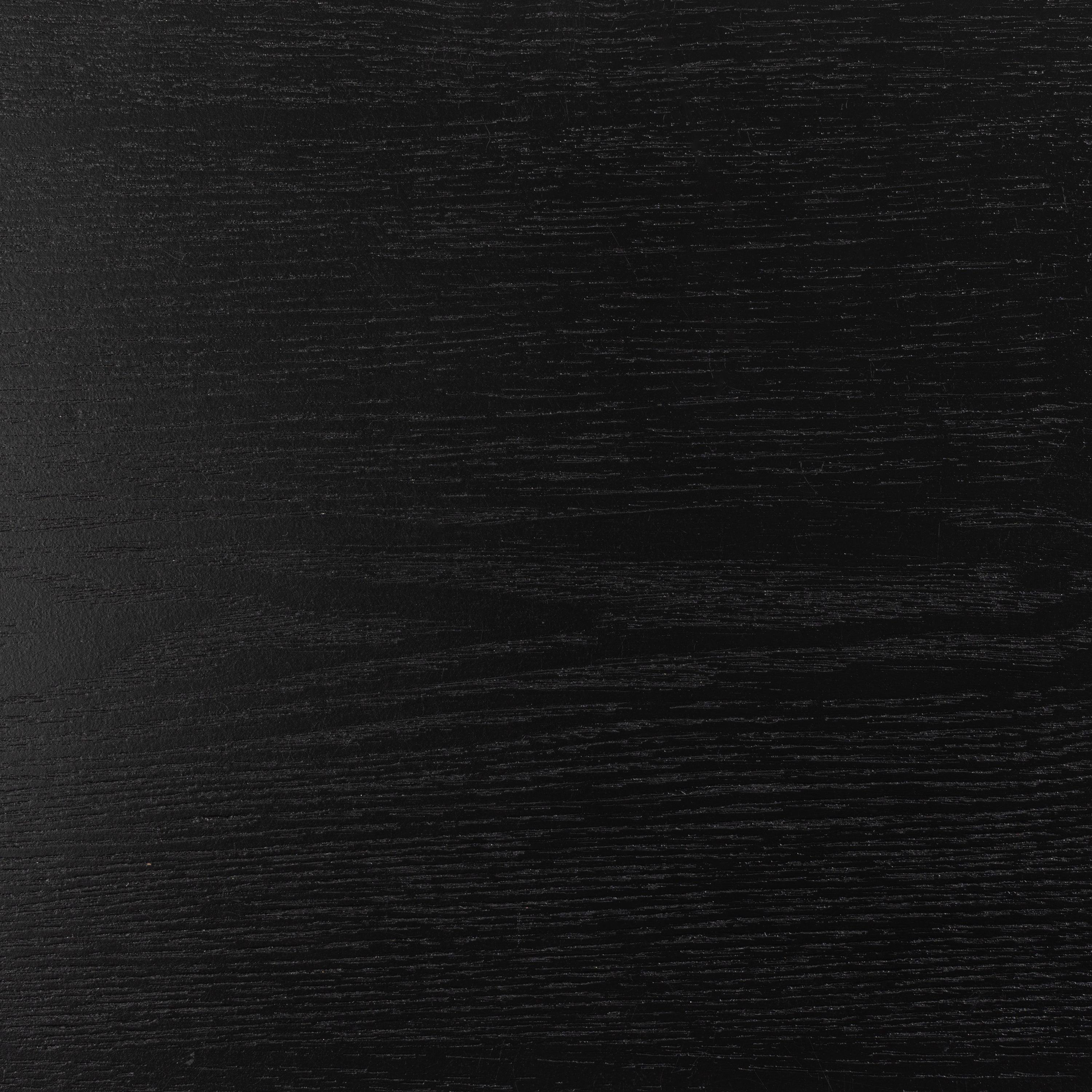 Seaford Wide Black Metal Bookcase with 4 Black Oak Shelves - image 9