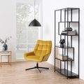 Seaford Tall Black Metal Bookcase with 5 Black Shelves - image 4