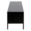 Seaford TV Unit 2 Doors 1 Drawer in Black & Oak - image 3