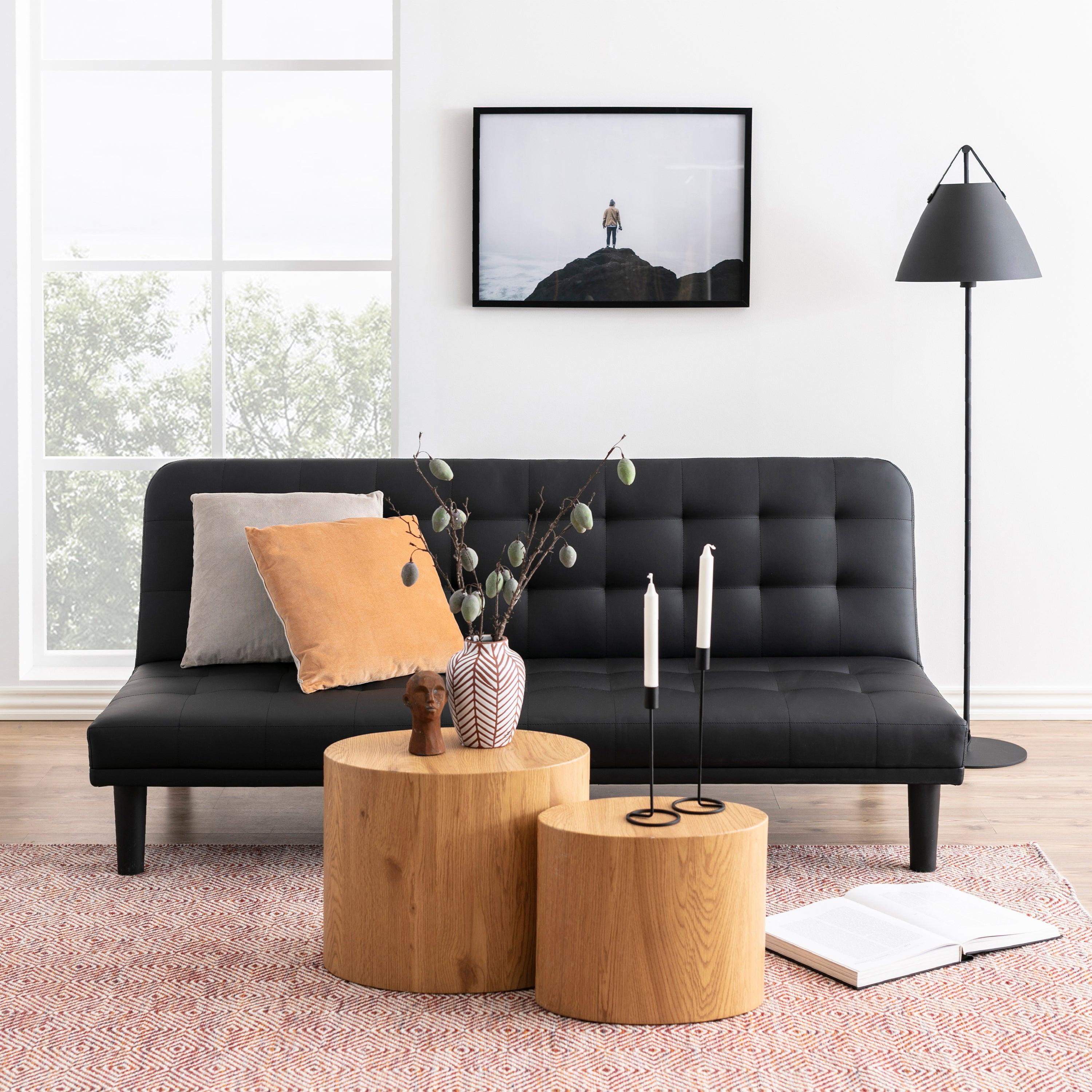 Mice Oval Coffee Table in Oak Set of 2 - image 3