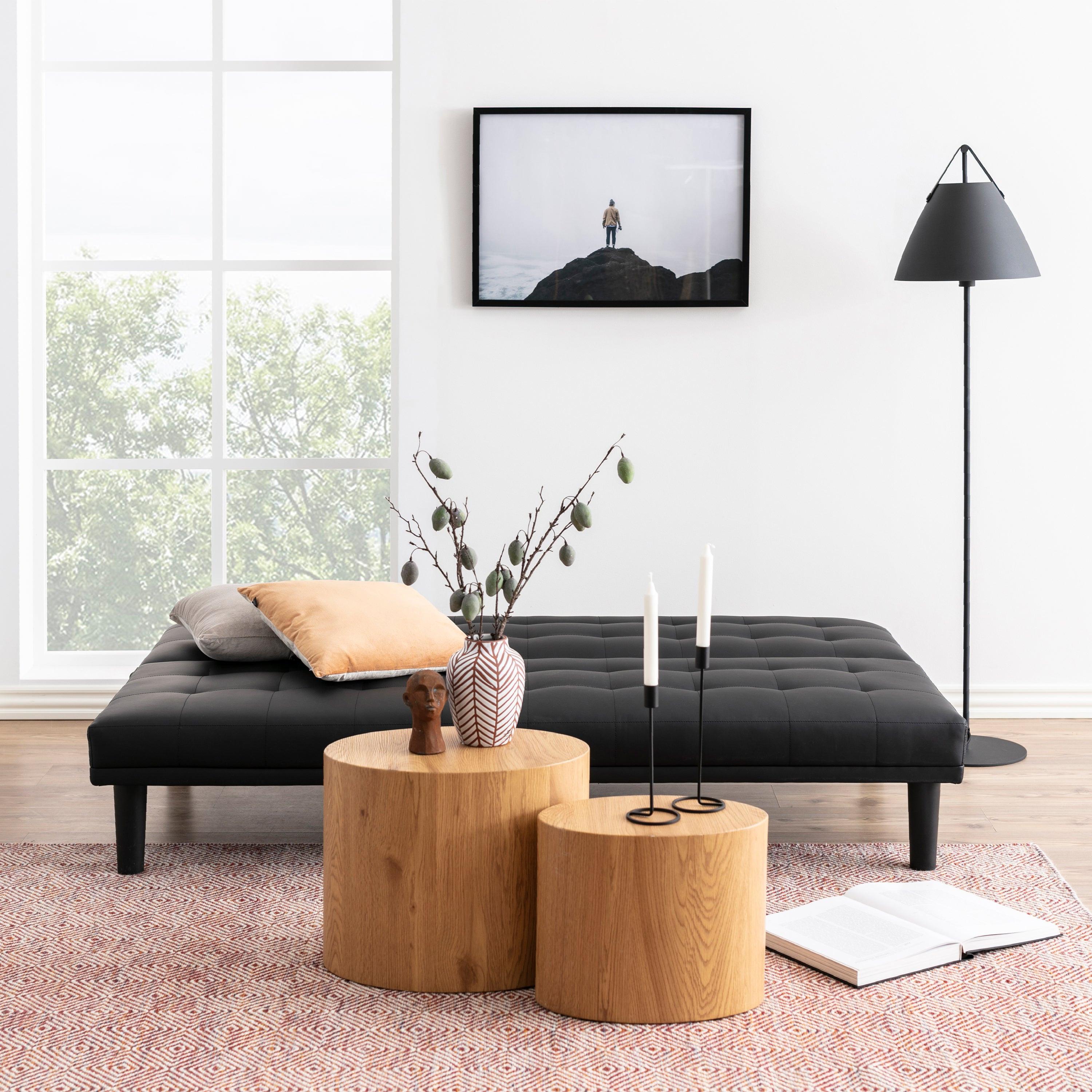 Mice Oval Coffee Table in Oak Set of 2 - image 4
