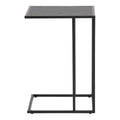 Seaford Black Metal Side Table with Black Top - image 2