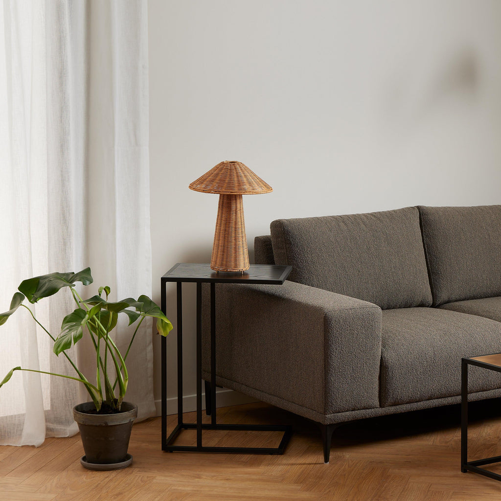 Seaford Black Metal Side Table with Black Top - image 4