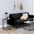 Seaford Black Metal Side Table with Black Top - image 5