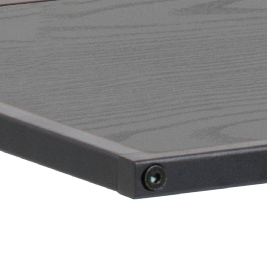 Seaford Black Metal Side Table with Black Top - image 8
