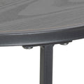 Seaford Black Metal Small Round Side Table with Black Top - image 5