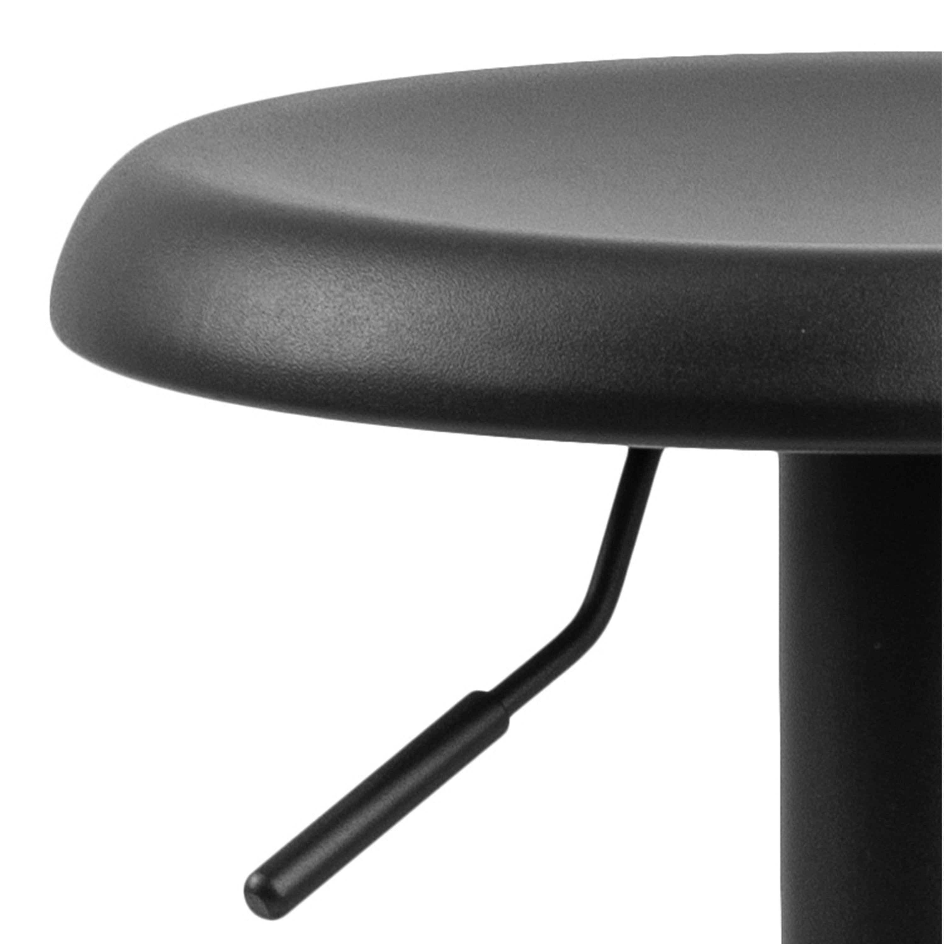 Finch Black Bar Stool without Back Set of 2 - image 5