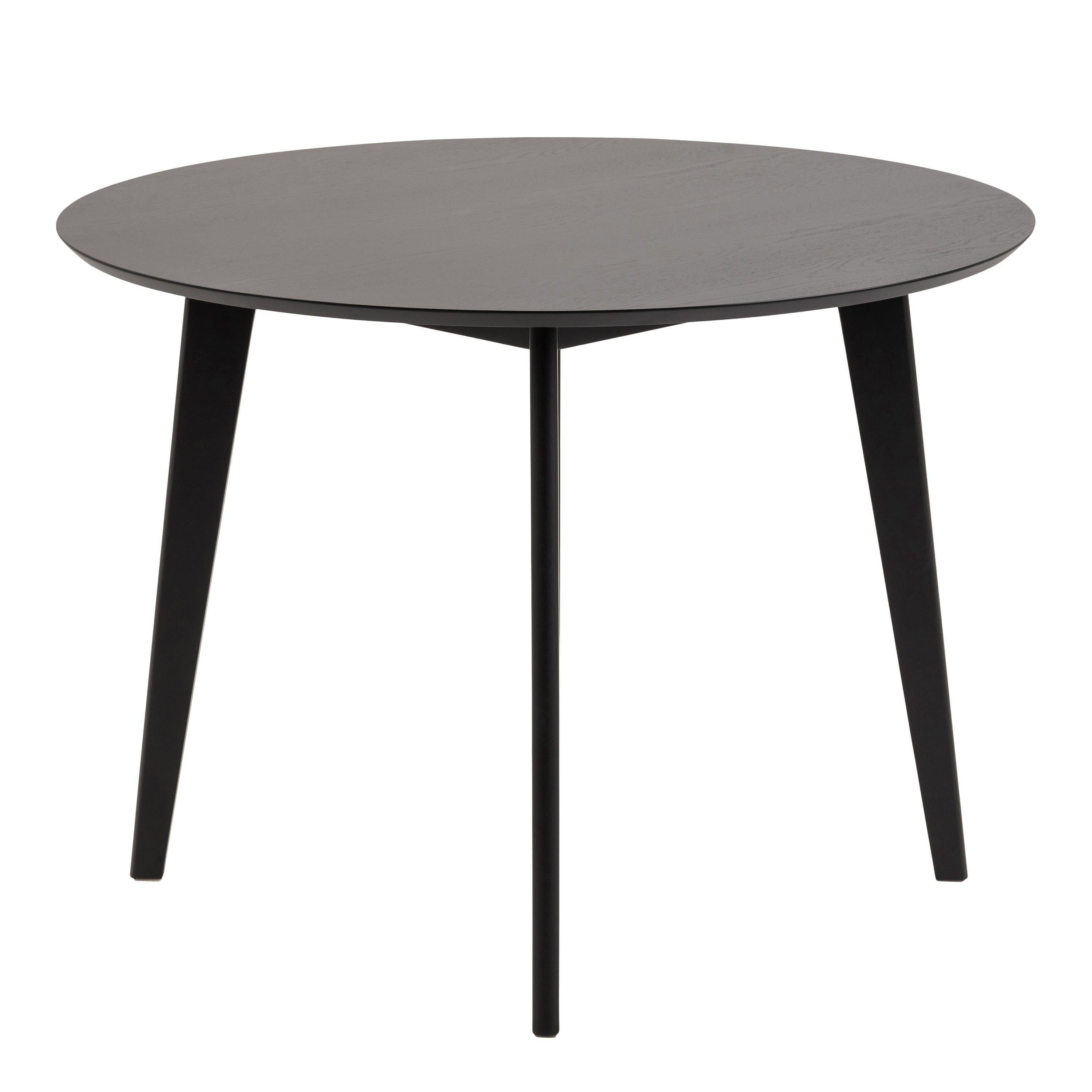 Roxby Round Dining Table in Black 105cm - image 3