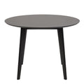 Roxby Round Dining Table in Black 105cm includes 4 Roxby Dining Chairs in Black - image 3