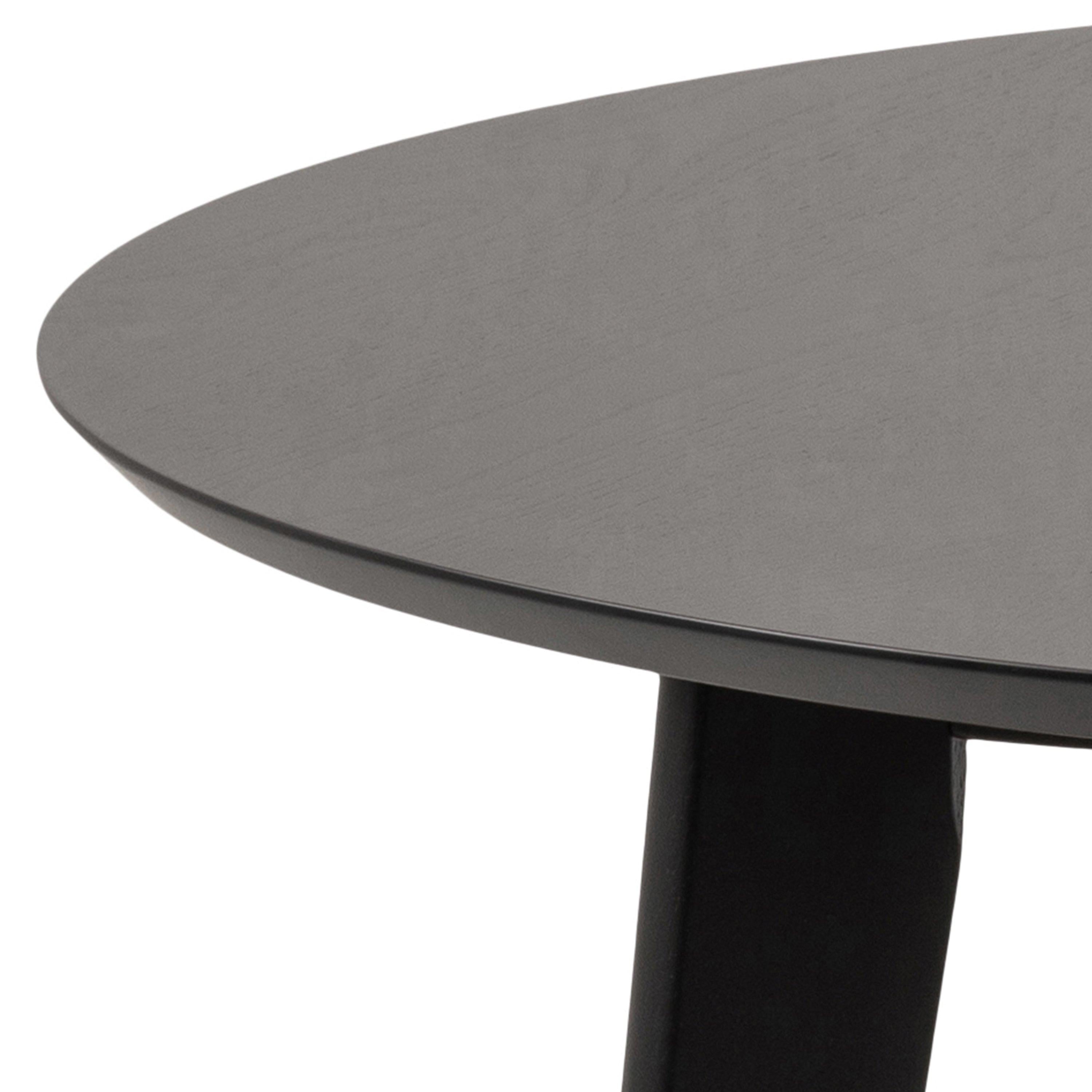 Roxby Round Dining Table in Black 105cm includes 4 Roxby Dining Chairs in Black - image 4