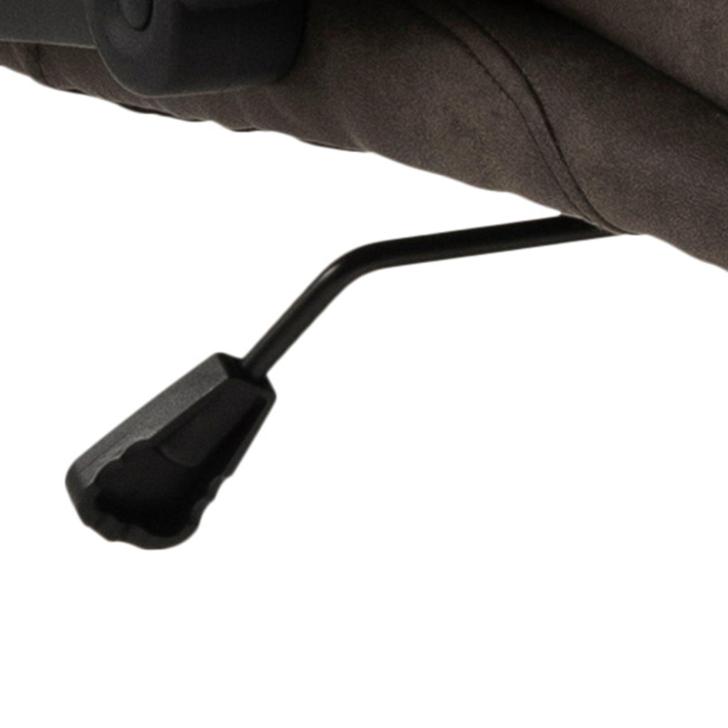 Brad Swivel Desk Chair with Armrest in Black - image 10