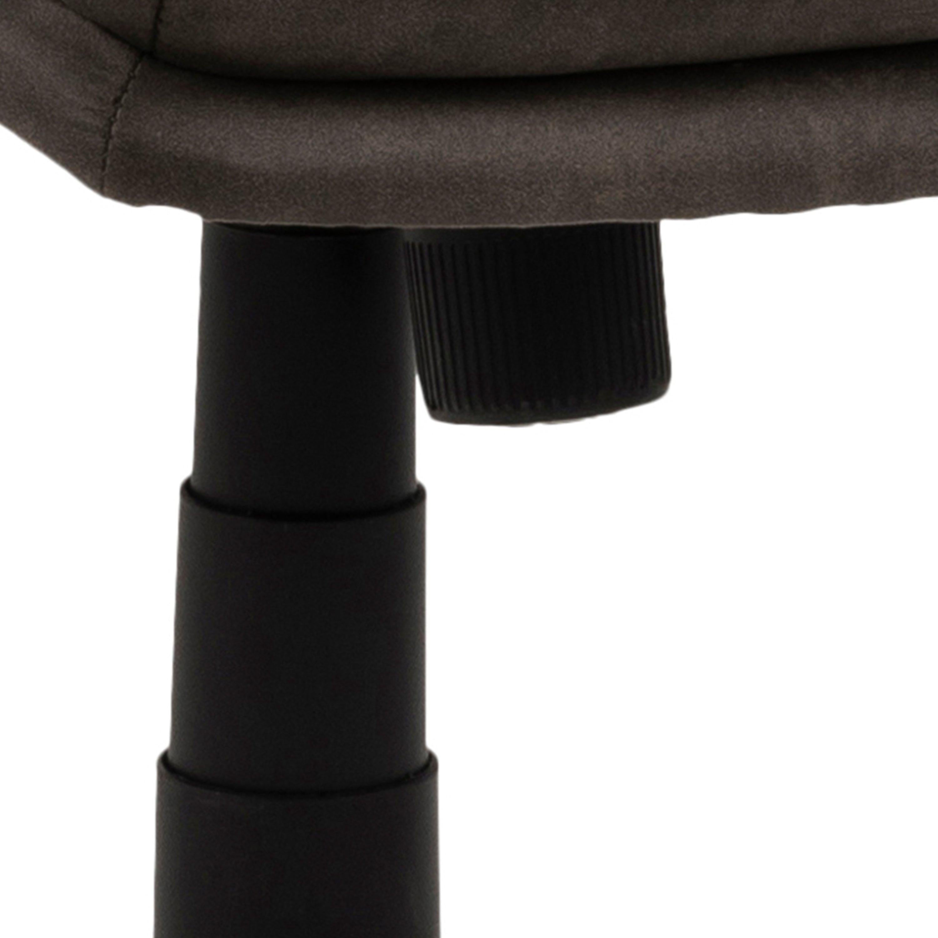 Brad Swivel Desk Chair with Armrest in Black - image 11