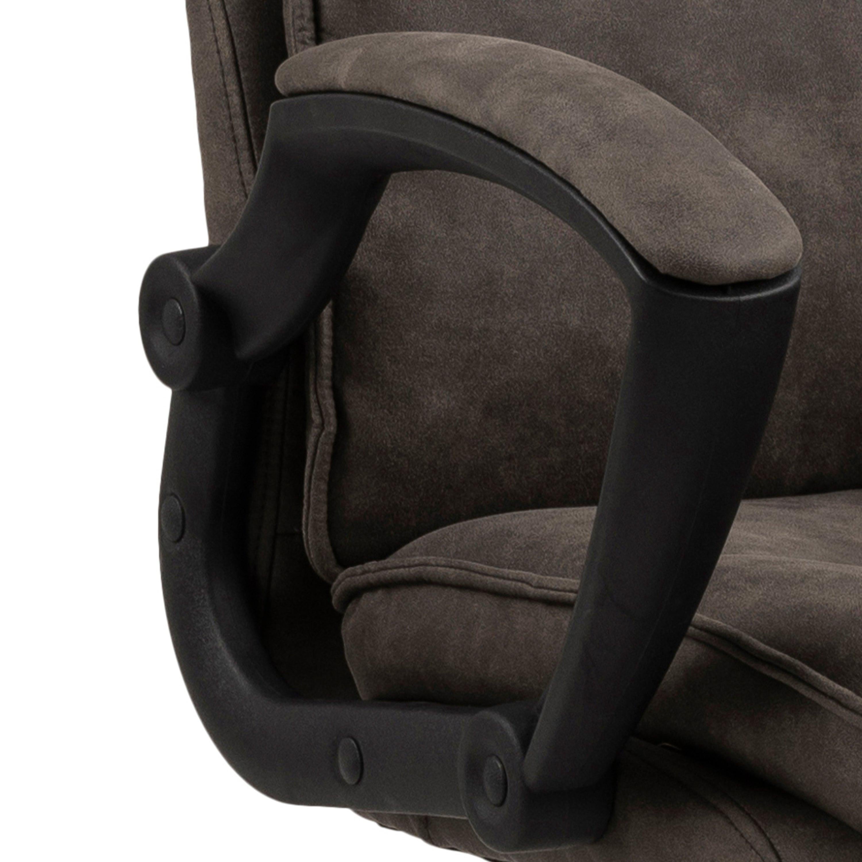 Brad Swivel Desk Chair with Armrest in Black - image 9