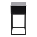 Mitra 1 Drawer Bedside Table in Black - image 3