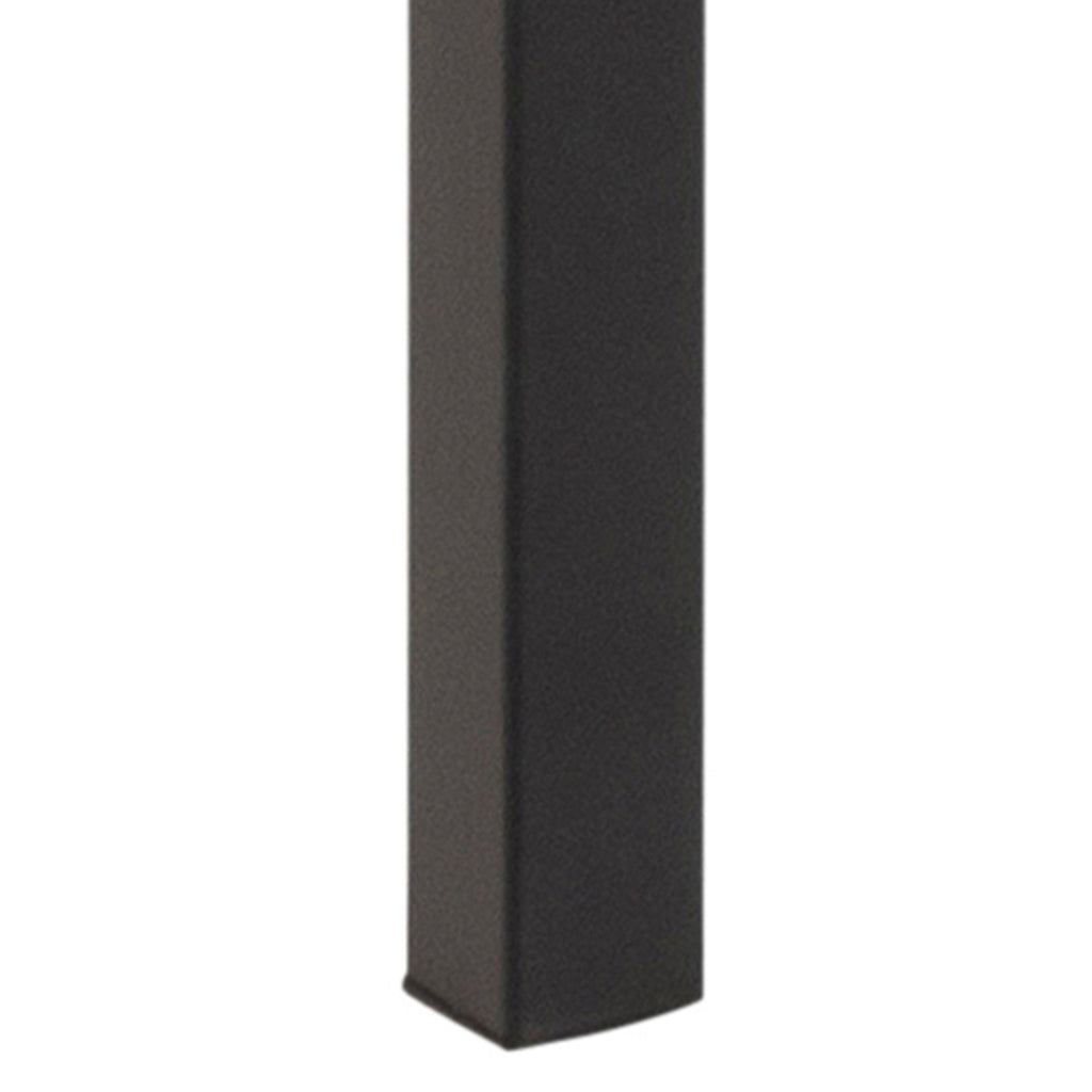 Seaford Dining Table in Black & Oak 160x80cm - image 9